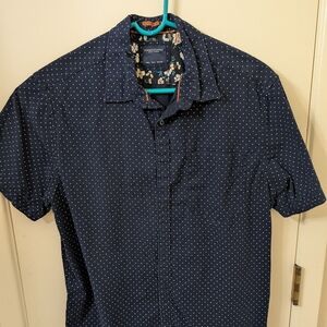 Denim & Flower Blue Casual Button Down Shirt
